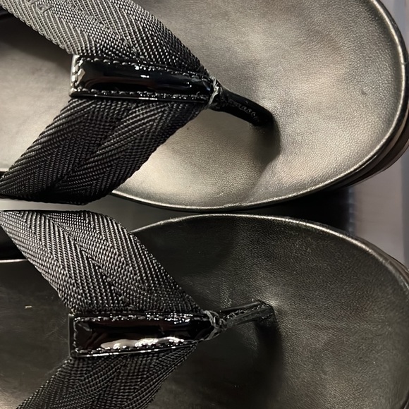 Prada ribbon patent platform sandal - Picture 8 of 10